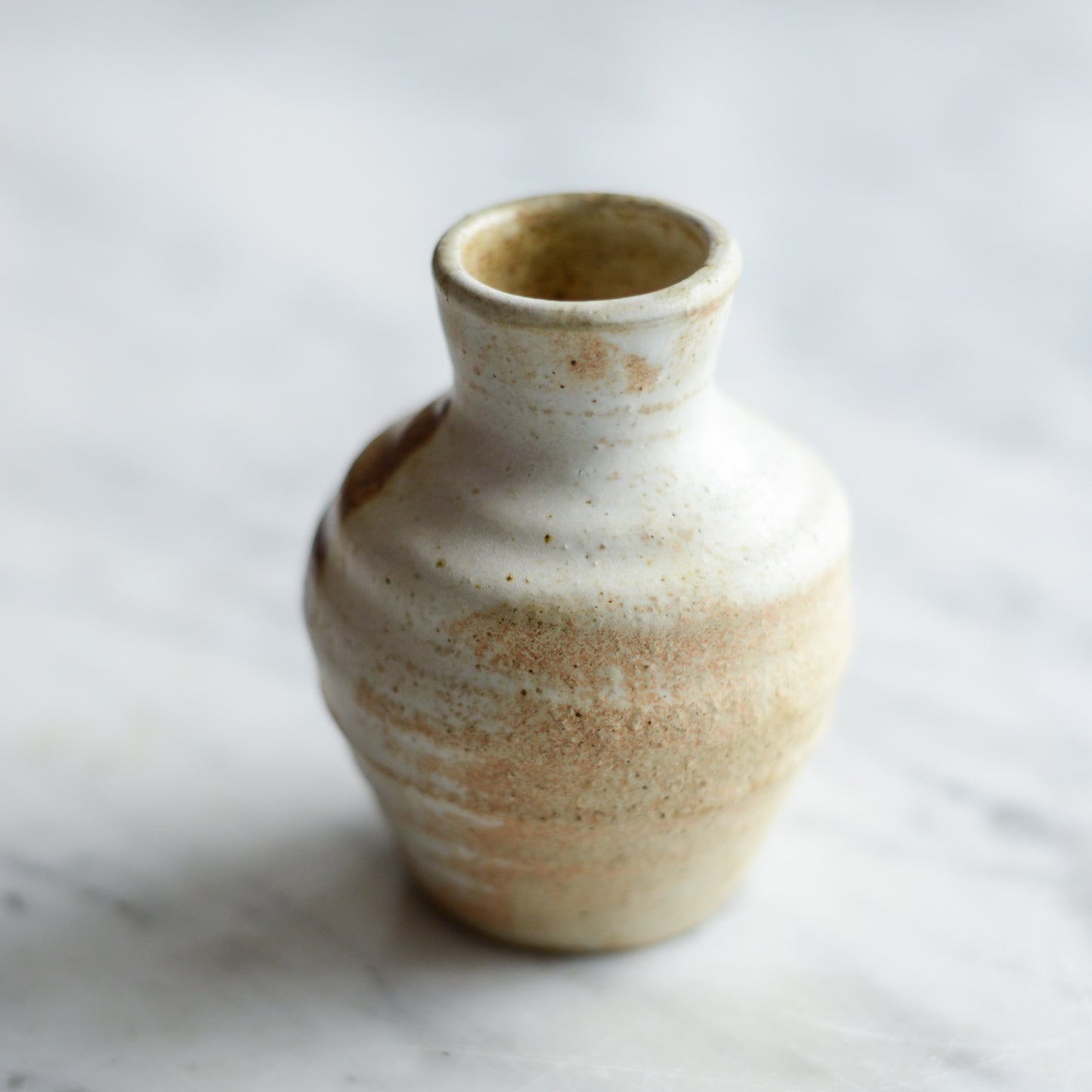 Small Pottery Bud Vase, 3-5/8”