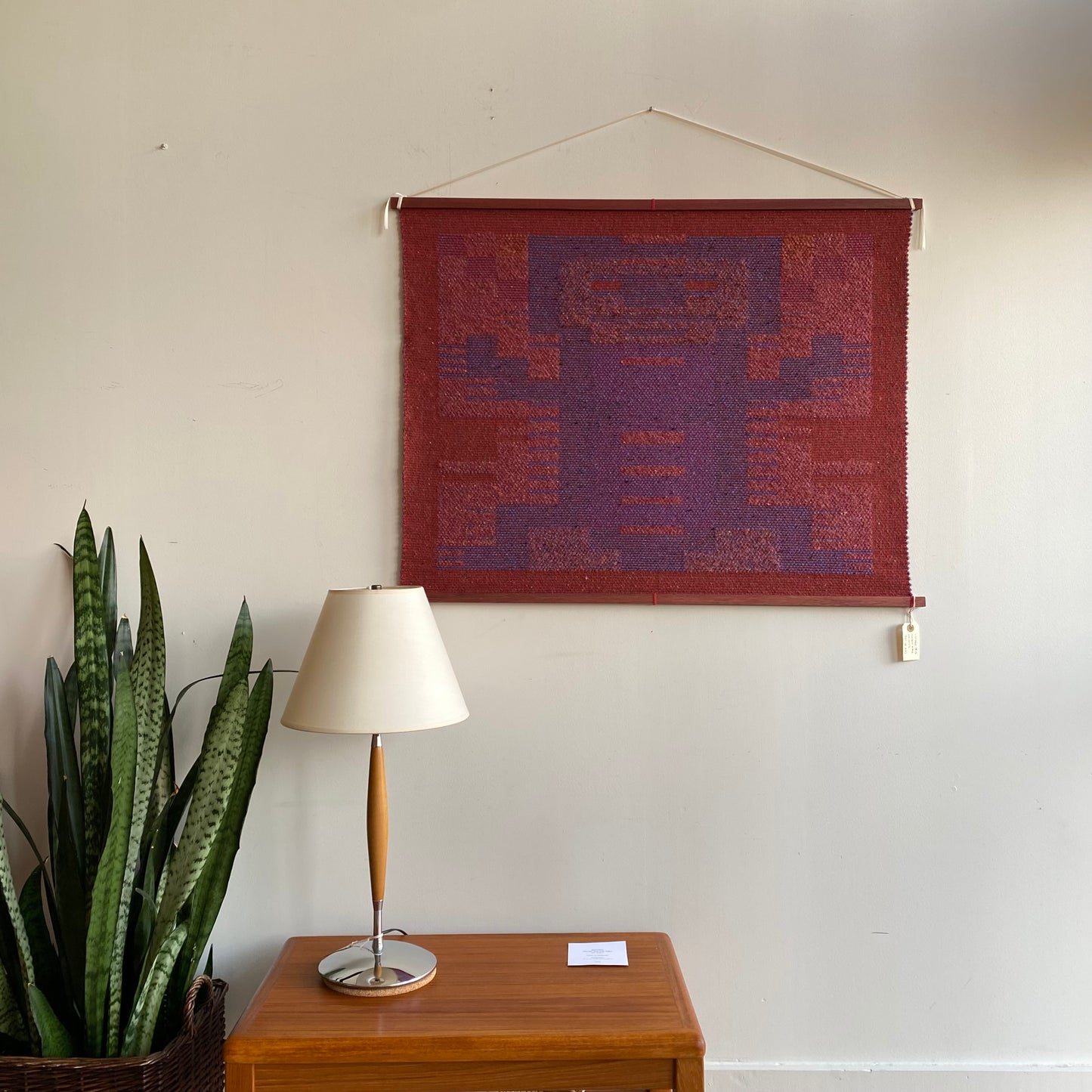 ON HOLD: Vintage Handmade Weaving / Wall Hanging / Textile Art