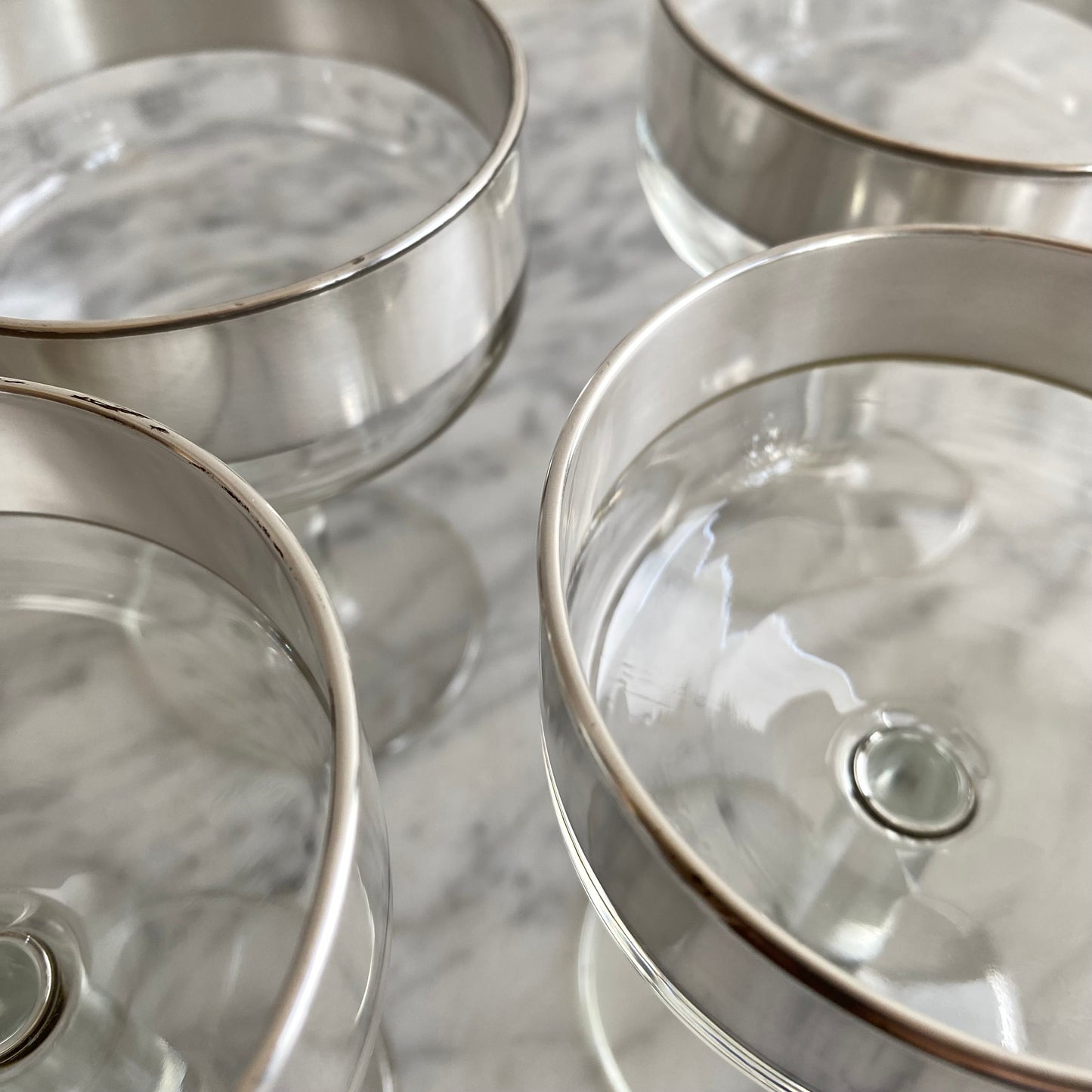 S/4 Petite Vintage Silver Rimmed Glasses