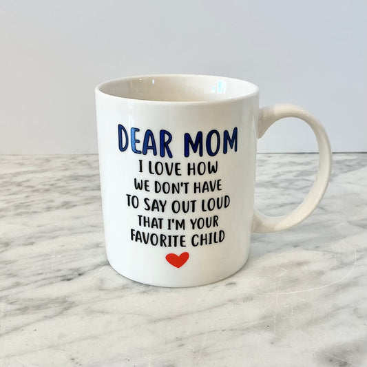 Vintage “Dear Mom” Mug