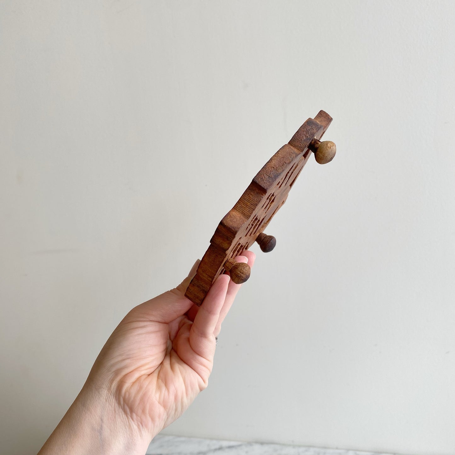 Vintage Wooden Owl Trivet