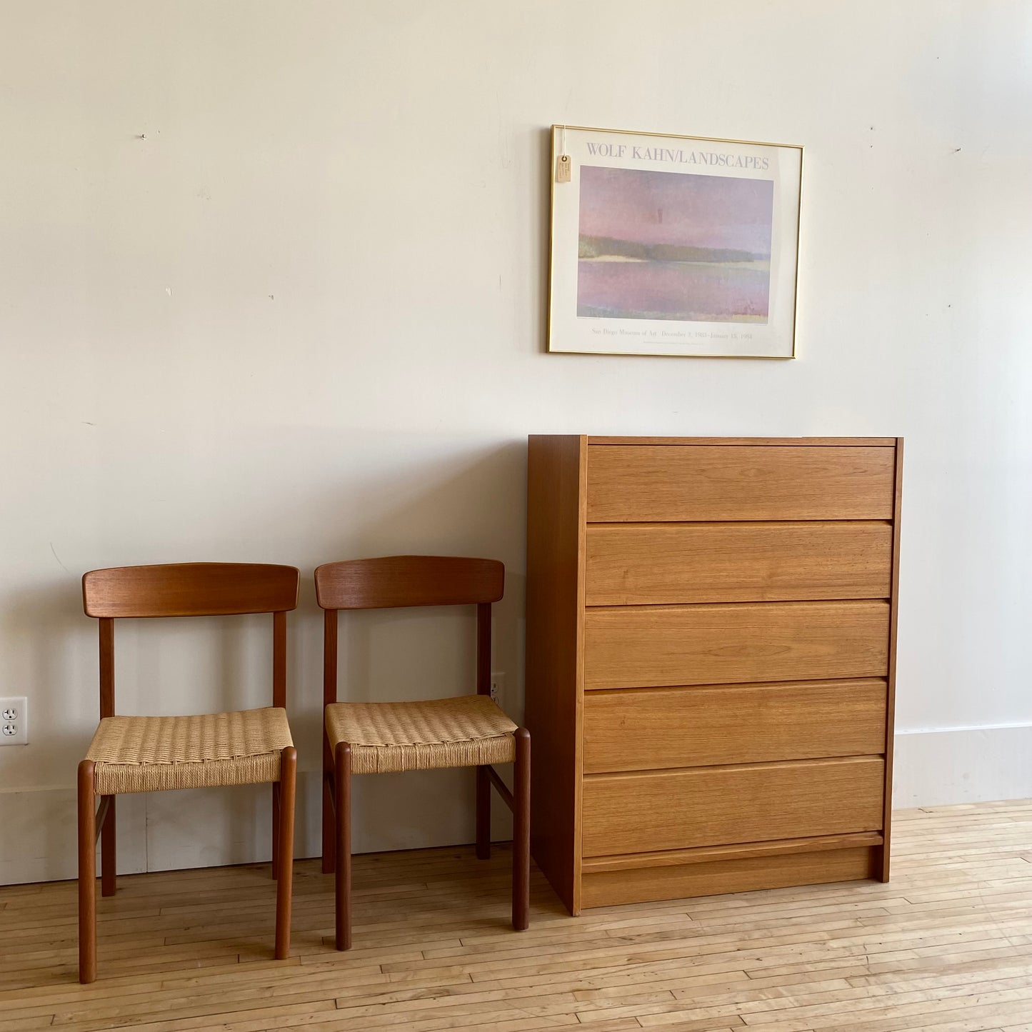 Restored Vintage MCM Teak Dresser
