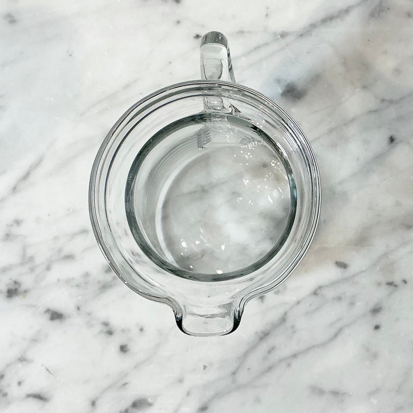 Vintage Etched Glass Creamer or Syrup Pitcher
