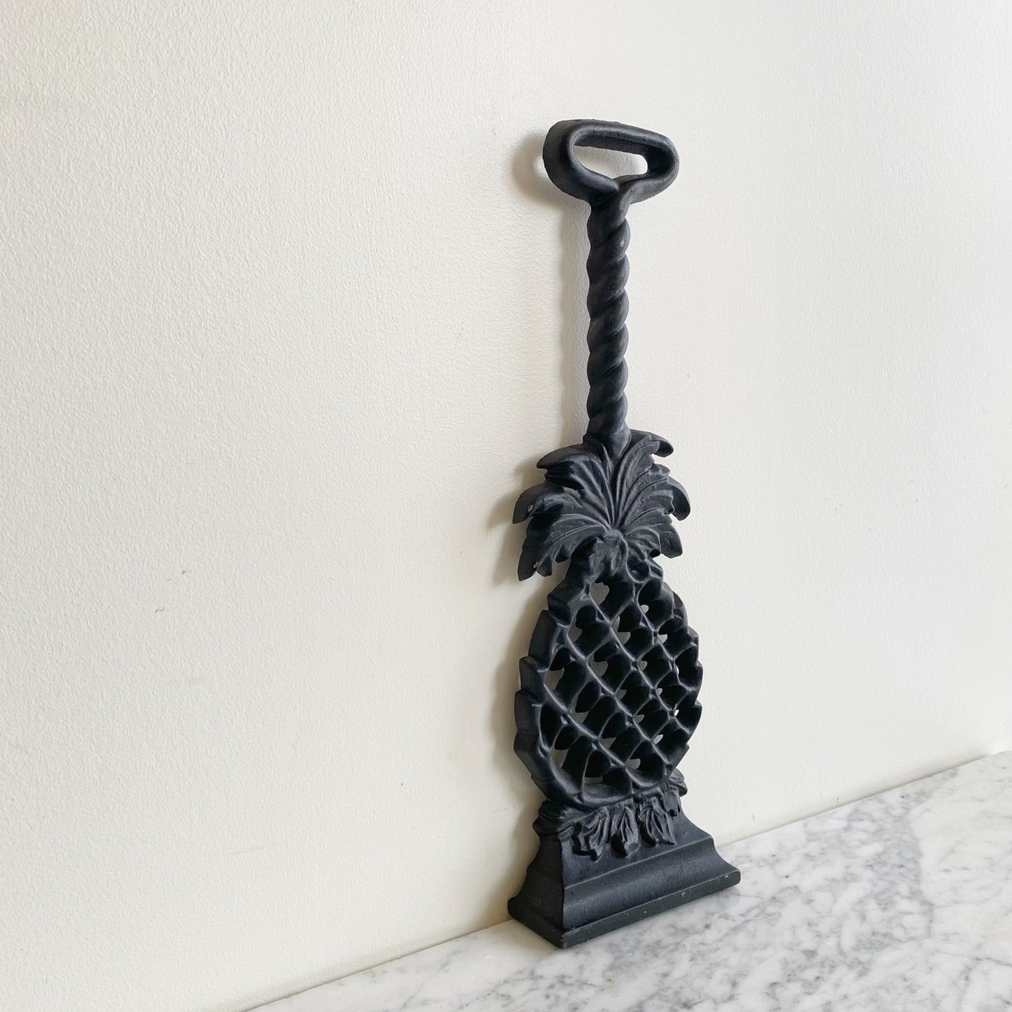 Vintage Cast Metal Pineapple Doorstop