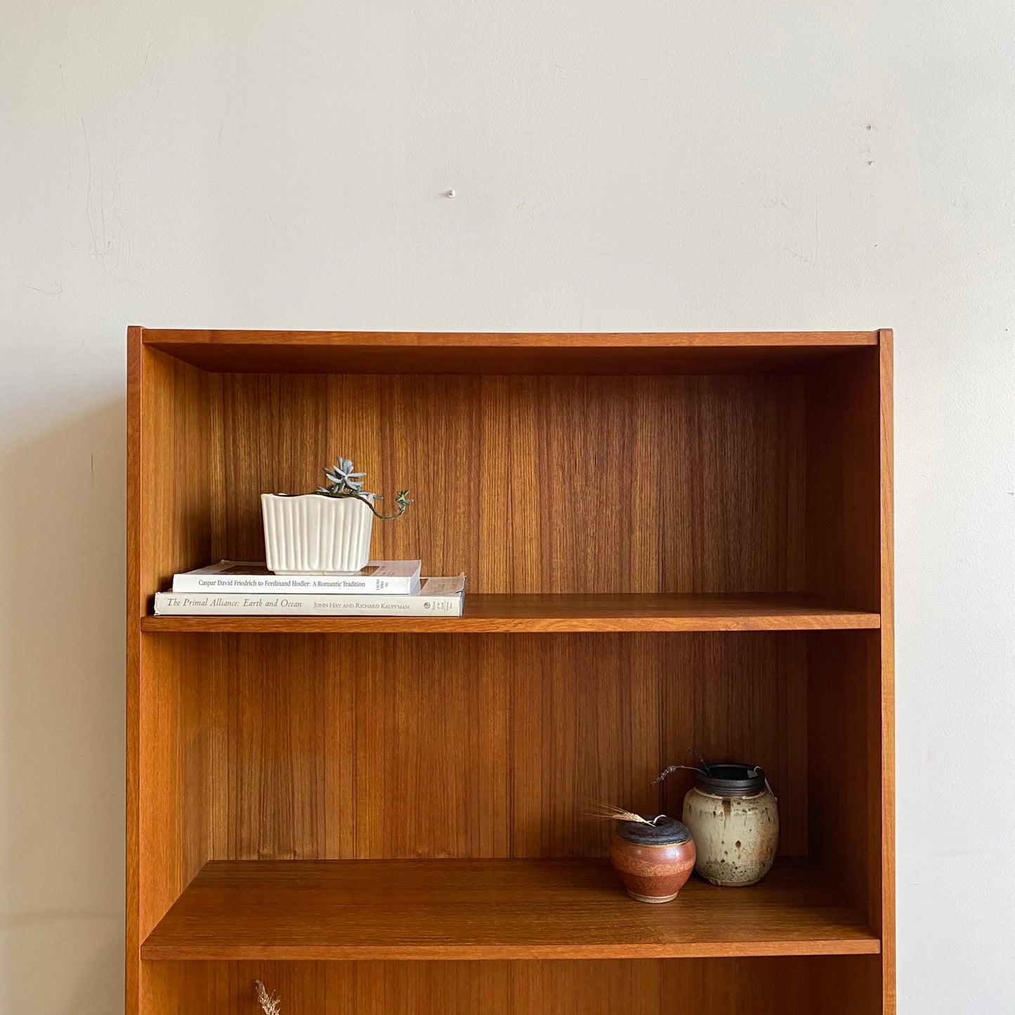 Vintage Teak Hutch with Drawers