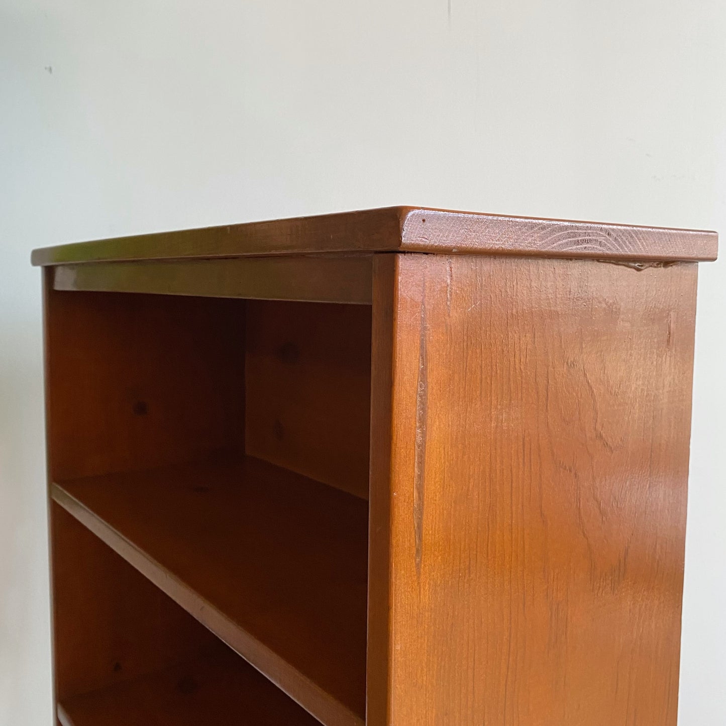 Vintage Solid Wood Bookcase, 47"