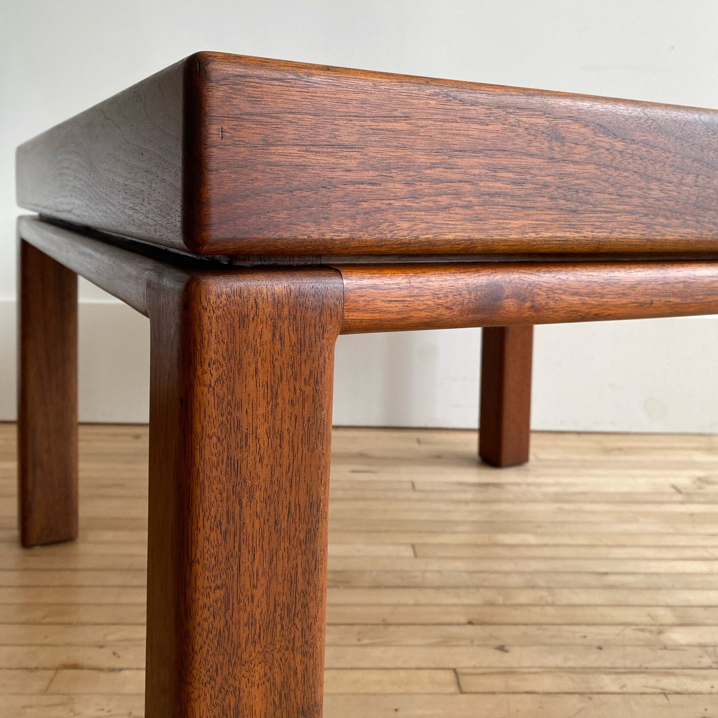 Vintage Chunky Walnut Coffee Table