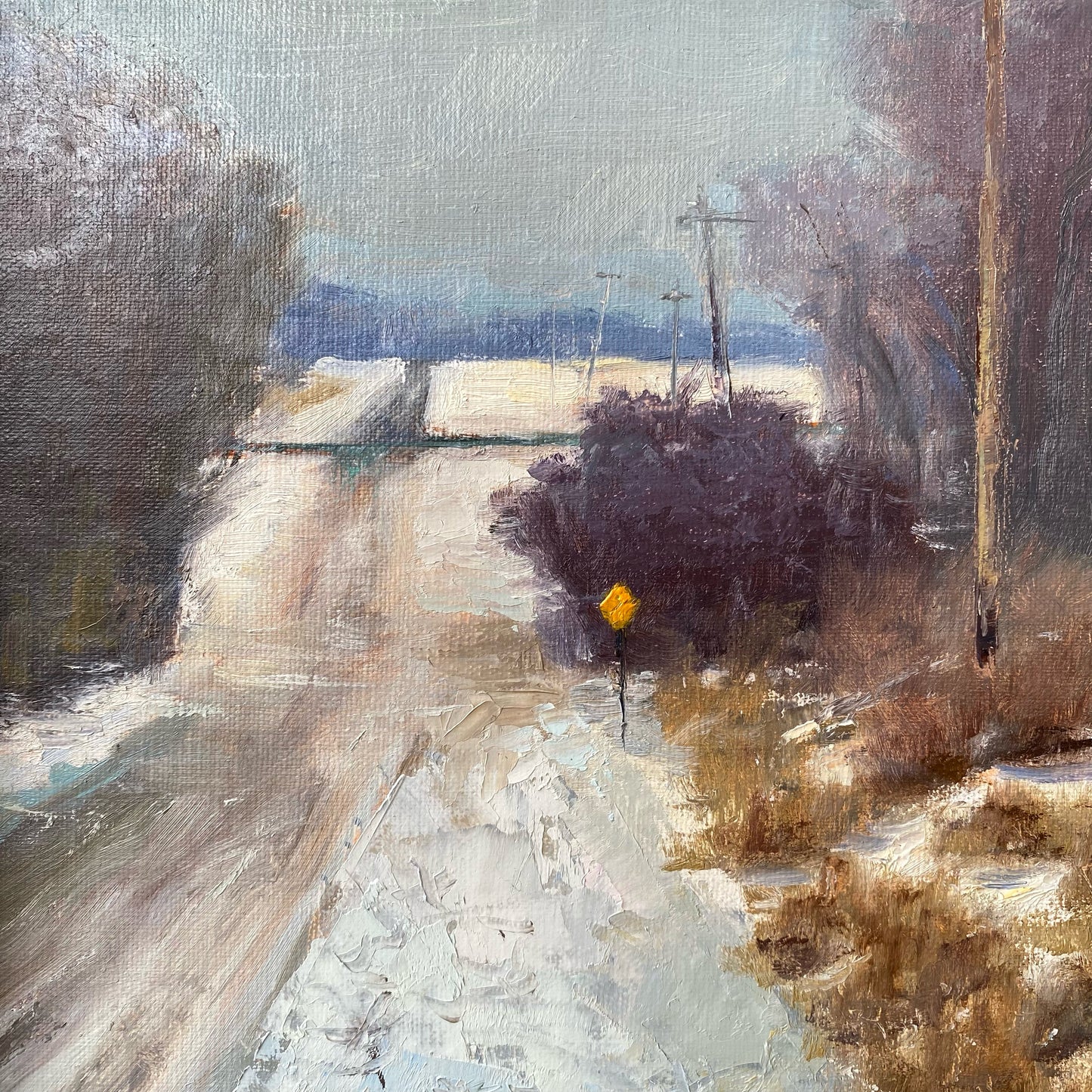 Original Oil Painting by D. MALIN (“May Road")