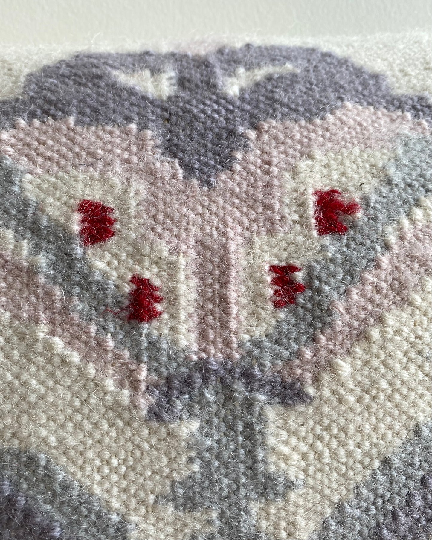 Vintage Handwoven Accent Pillow