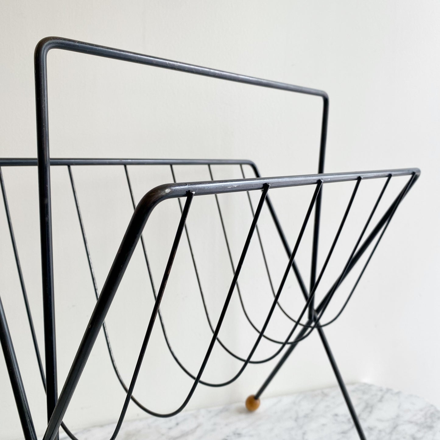 Vintage MCM Atomic Magazine Holder