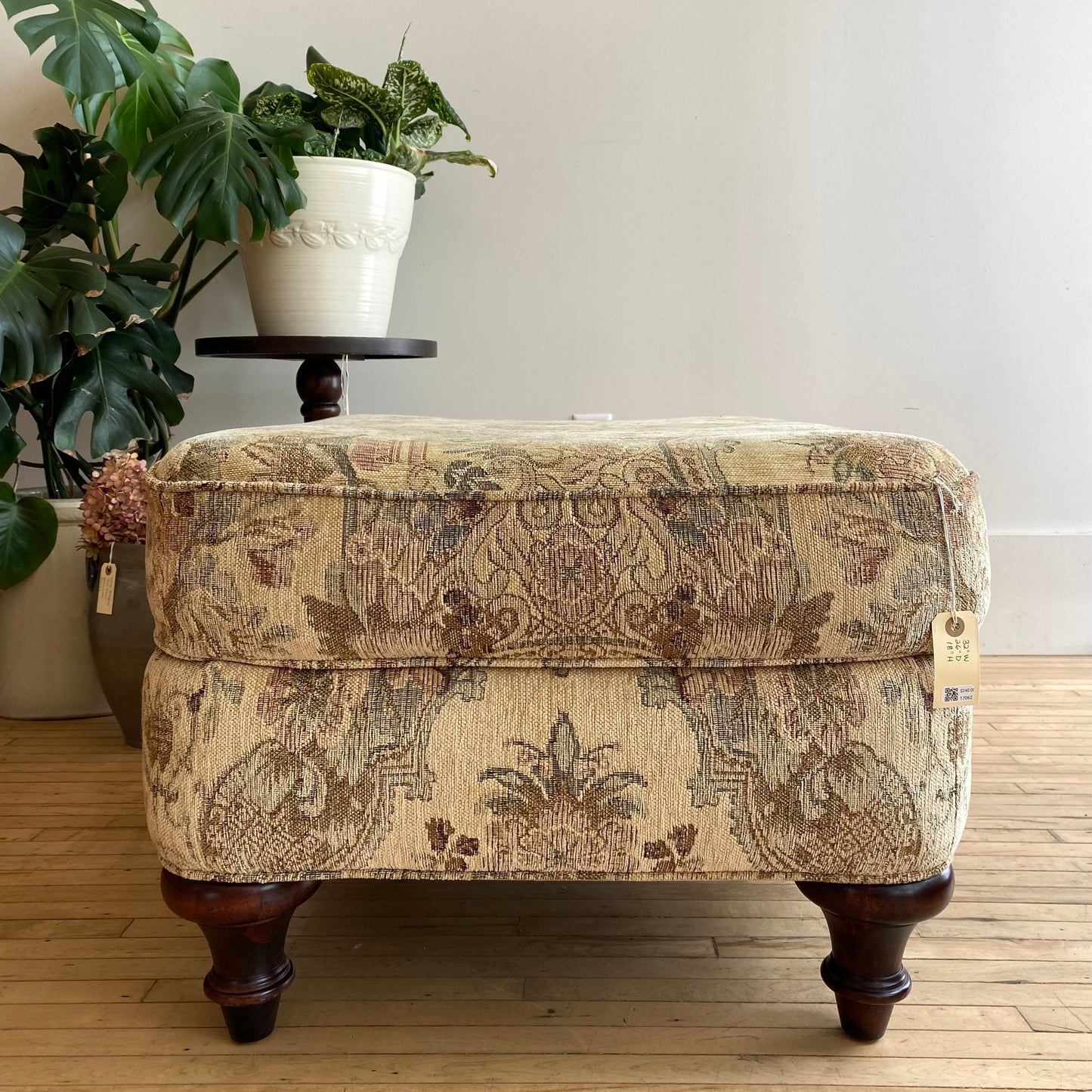 Found Upholstered Ottoman