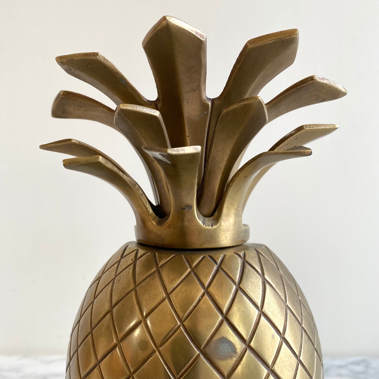 Vintage Brass Pineapple Bookend