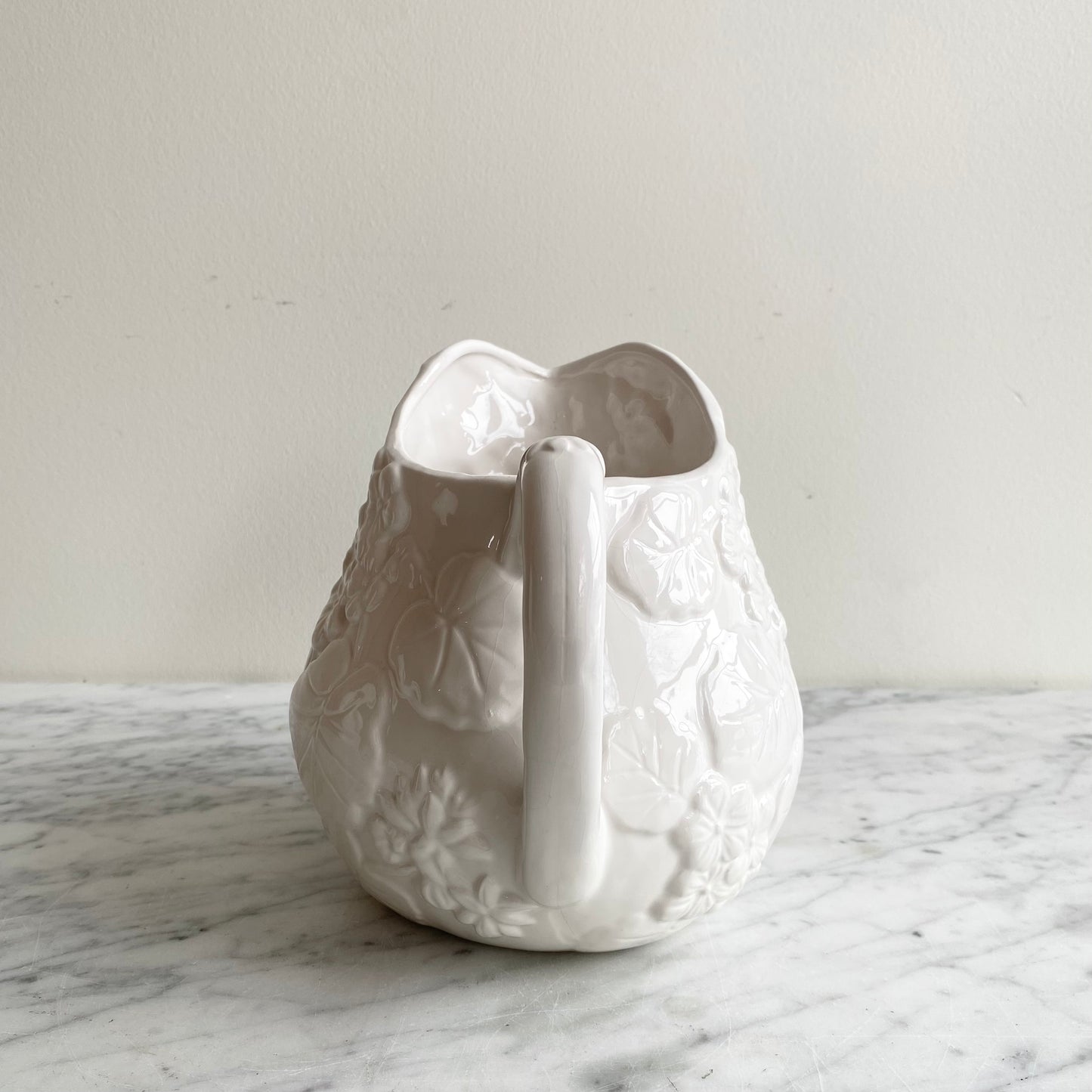 Vintage Ceramic Floral Pitcher