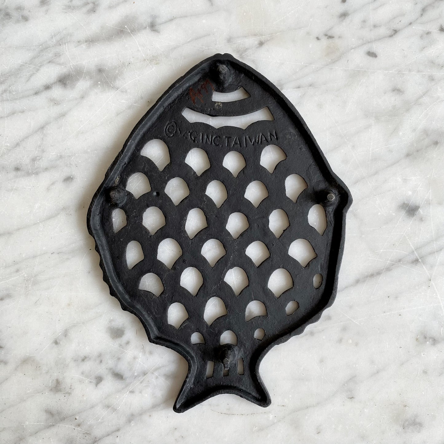 Vintage Iron Fish Trivet