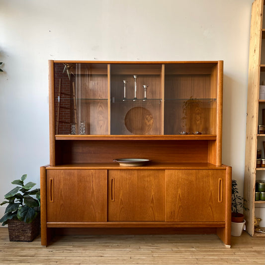 Vintage Danish Teak Hutch by Interform Collection