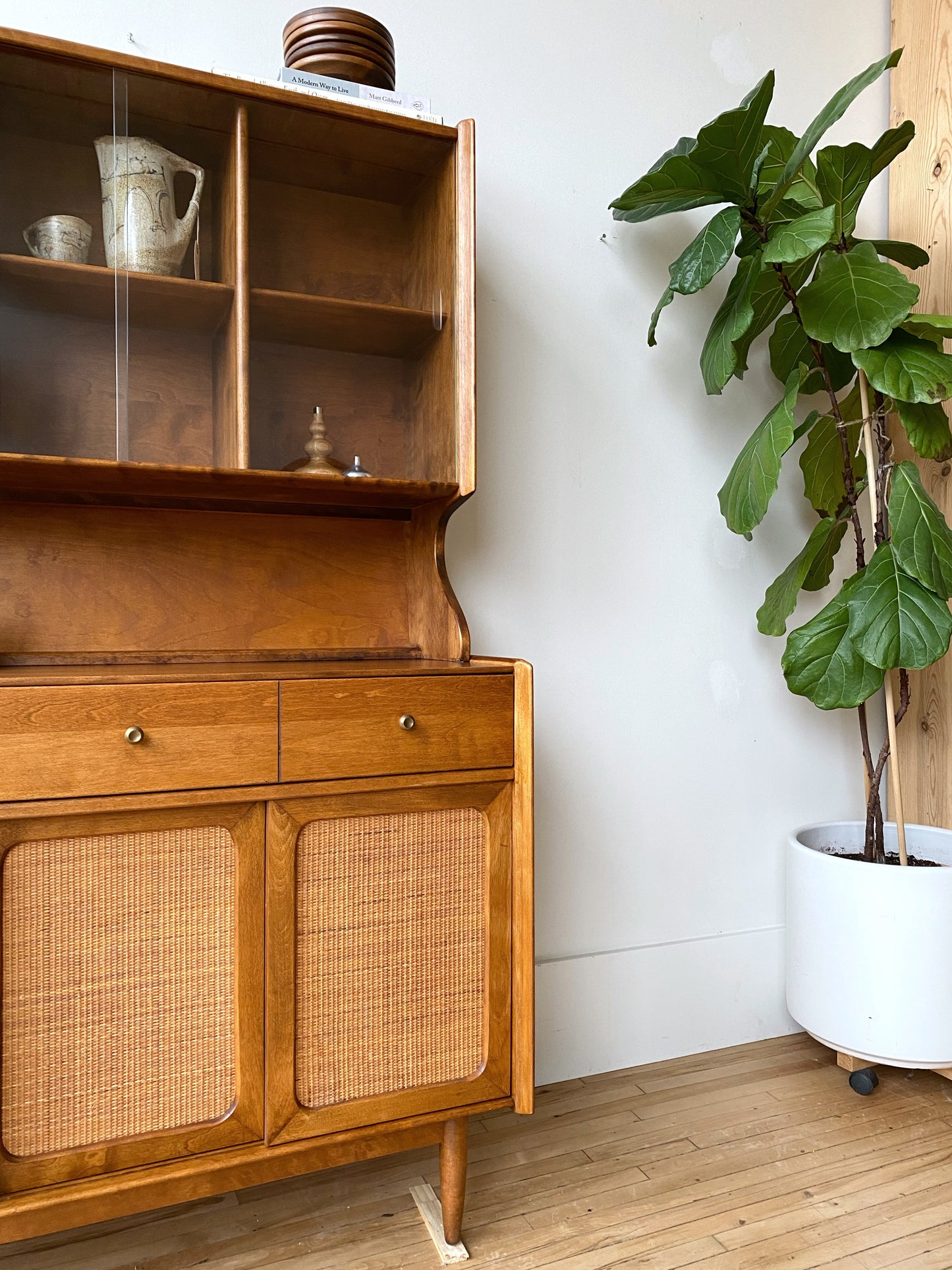 Vintage MCM Hutch by Conant Ball, Circa 1960's
