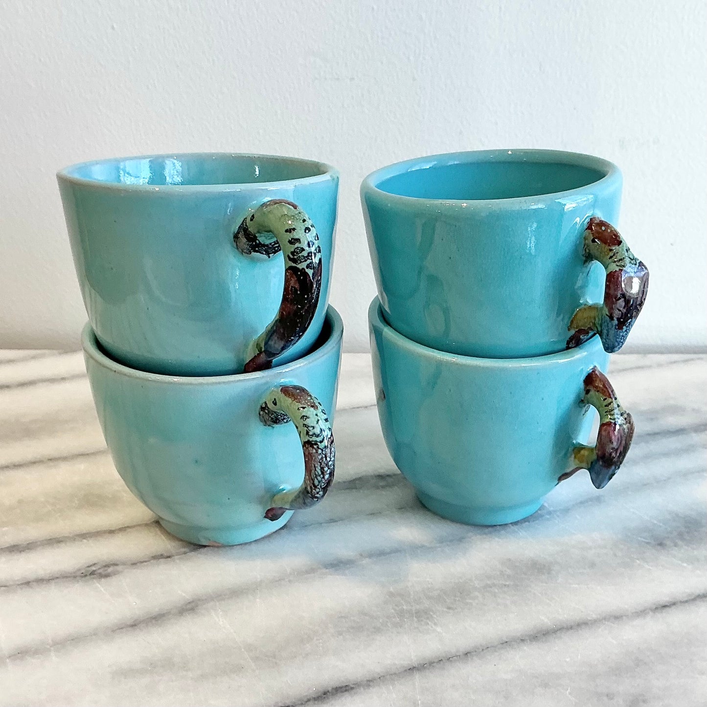 S/4 Vintage Italian “Animal” Espresso Cups