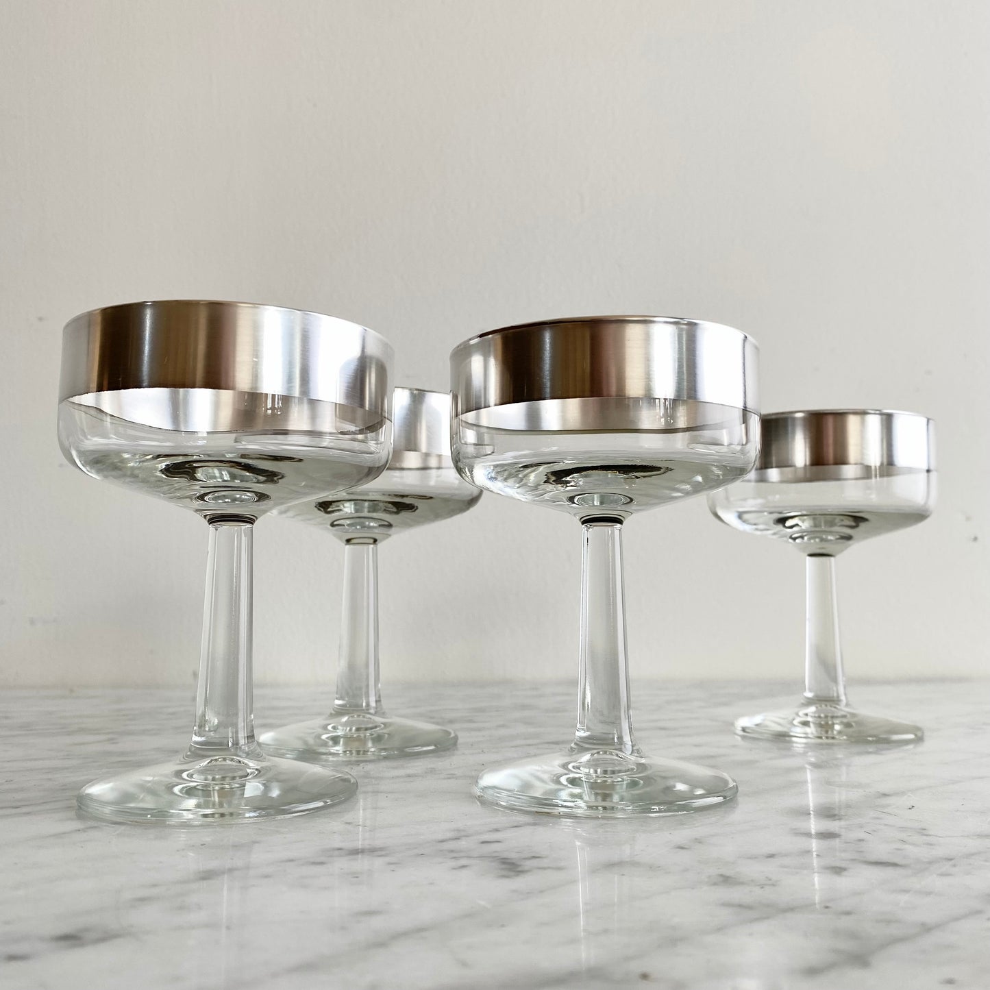 S/4 Petite Vintage Silver Rimmed Glasses