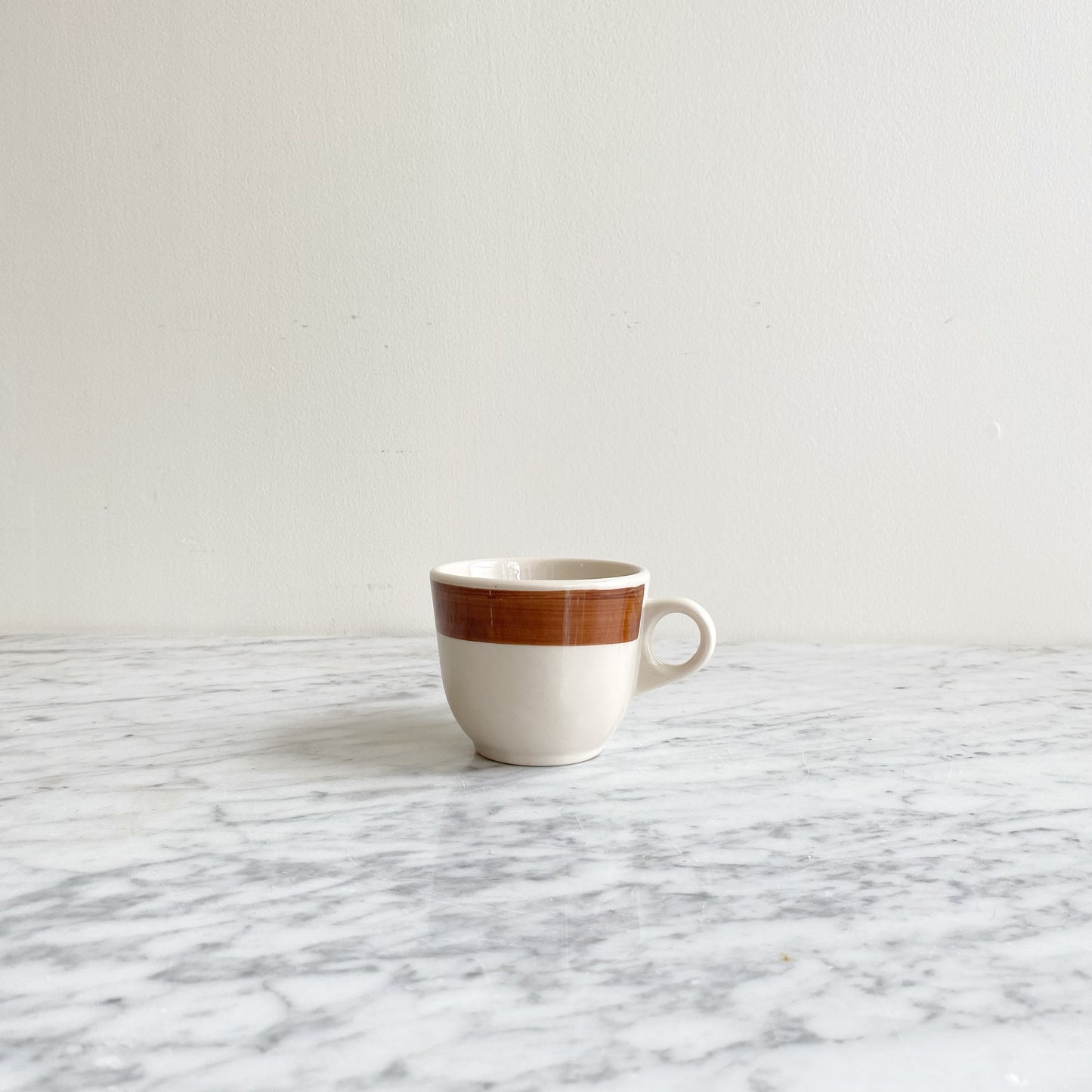 Vintage Striped Coffee Cup