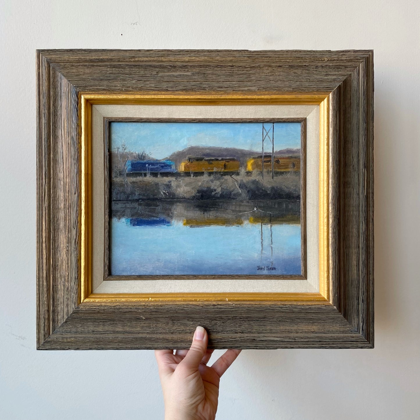 Original Oil Painting by Joni Jurek ("Iron Horse")