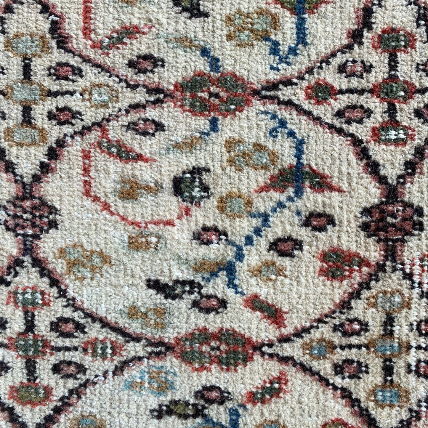 "CELINE" Vintage Hand-knotted Rug (3’7” x 6’6”)