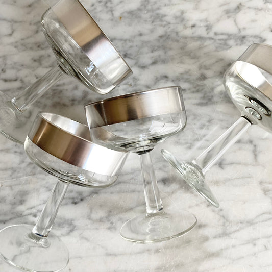 S/4 Petite Vintage Silver Rimmed Glasses