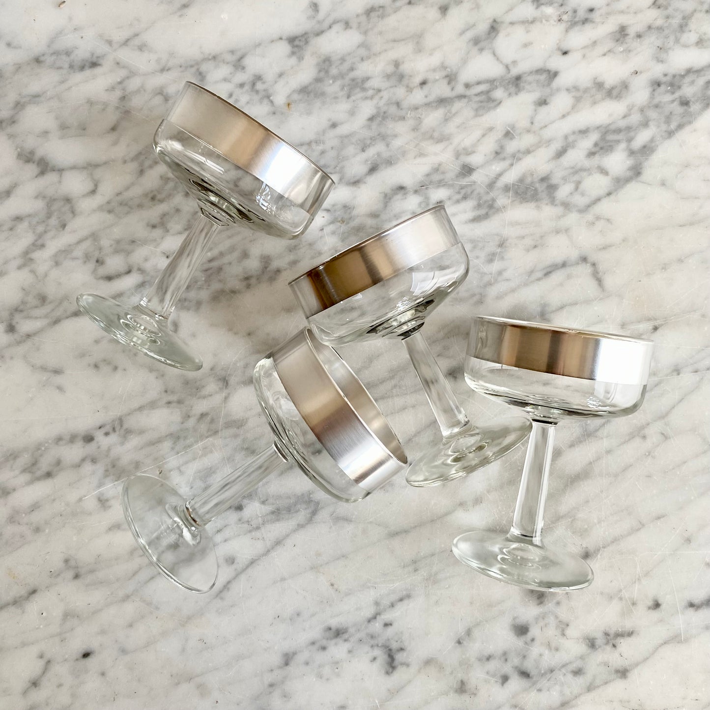 S/4 Petite Vintage Silver Rimmed Glasses