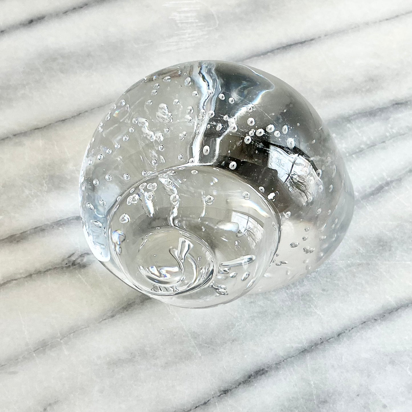 Vintage Bubble Glass Shell