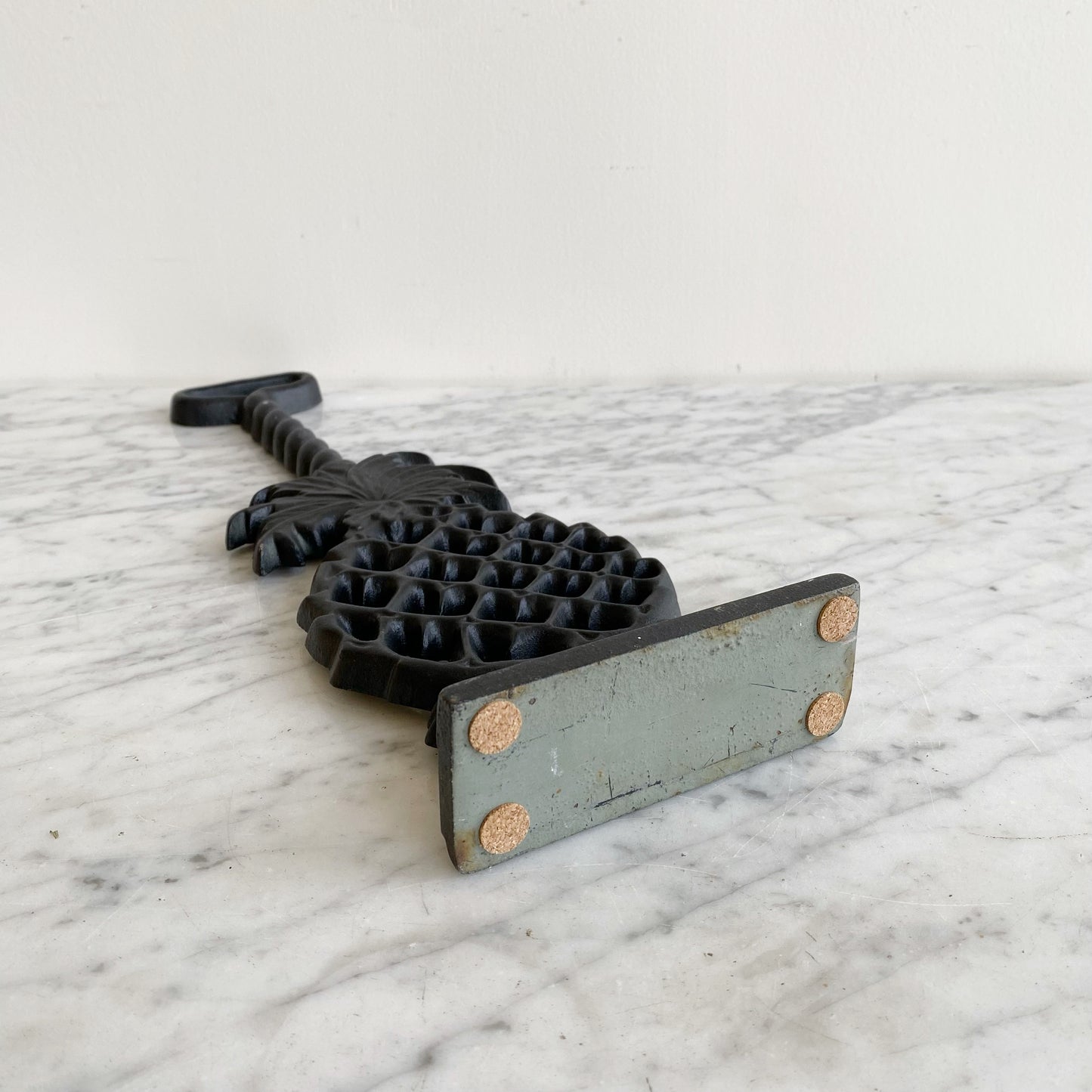 Vintage Cast Metal Pineapple Doorstop