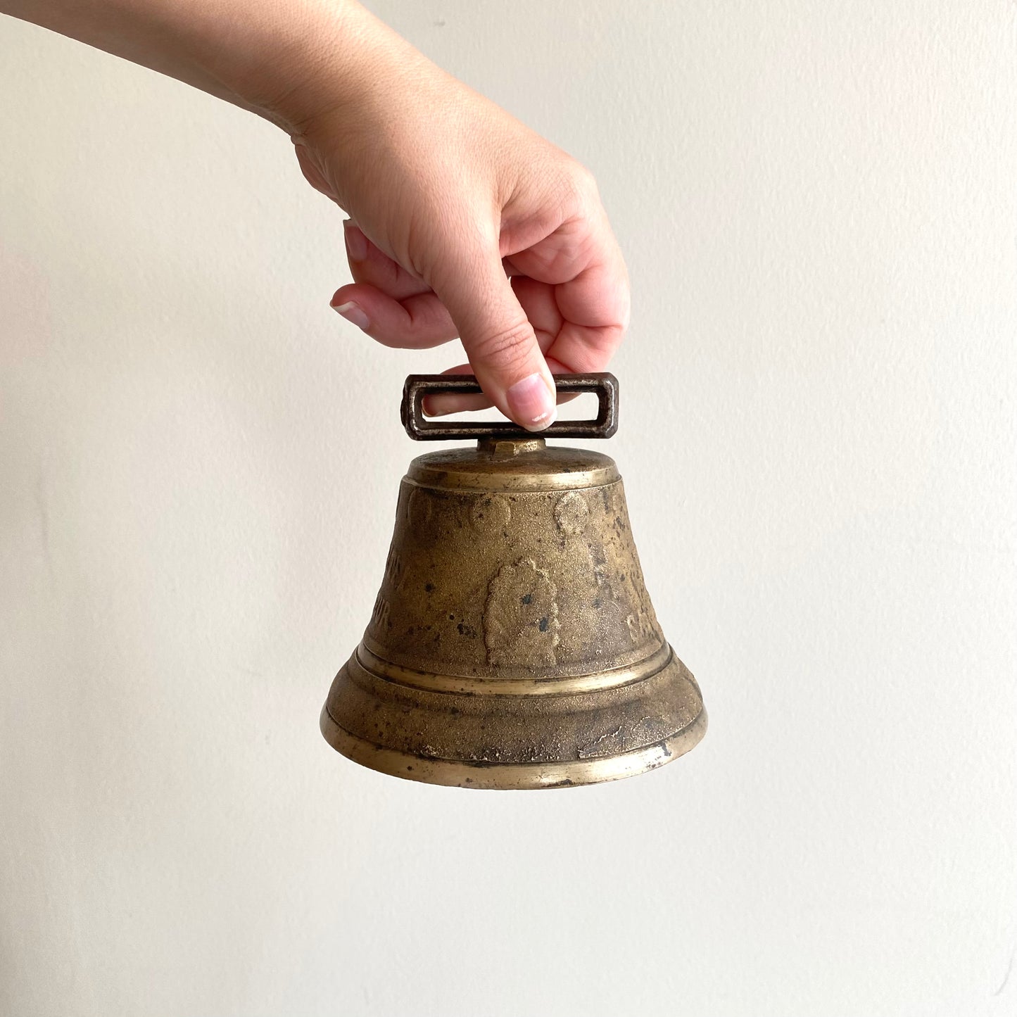 Large Antique Swiss Brass Bell