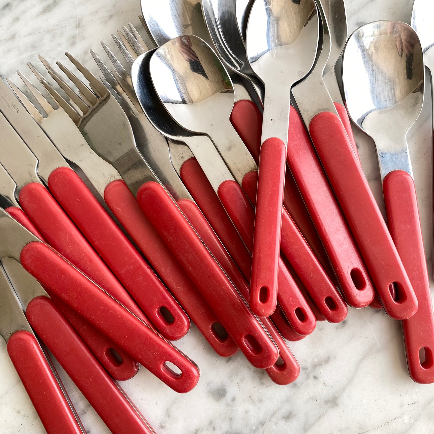 Vintage Flatware Set: 4 Place Settings
