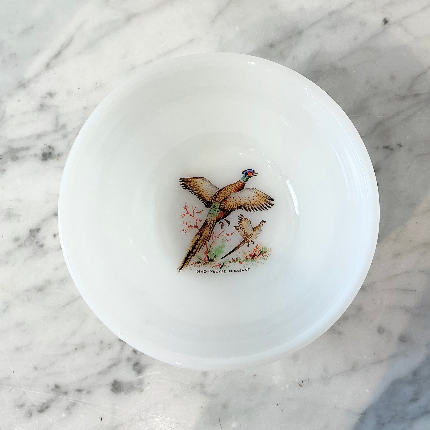 S/4 Vintage Pheasant Bowls