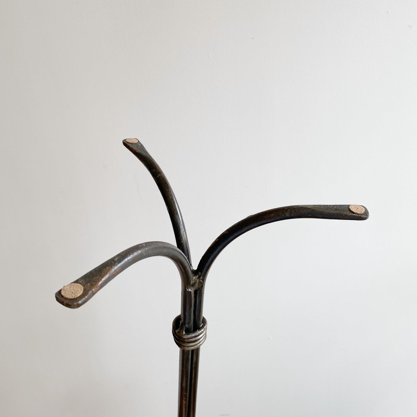 XXL Found Iron Candle Stand, 25"