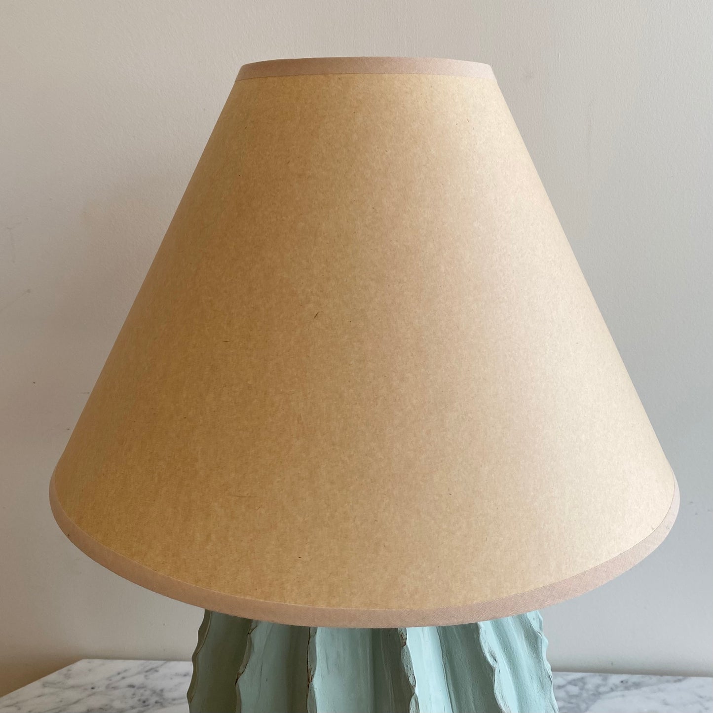 Vintage Cactus Lamp with Shade