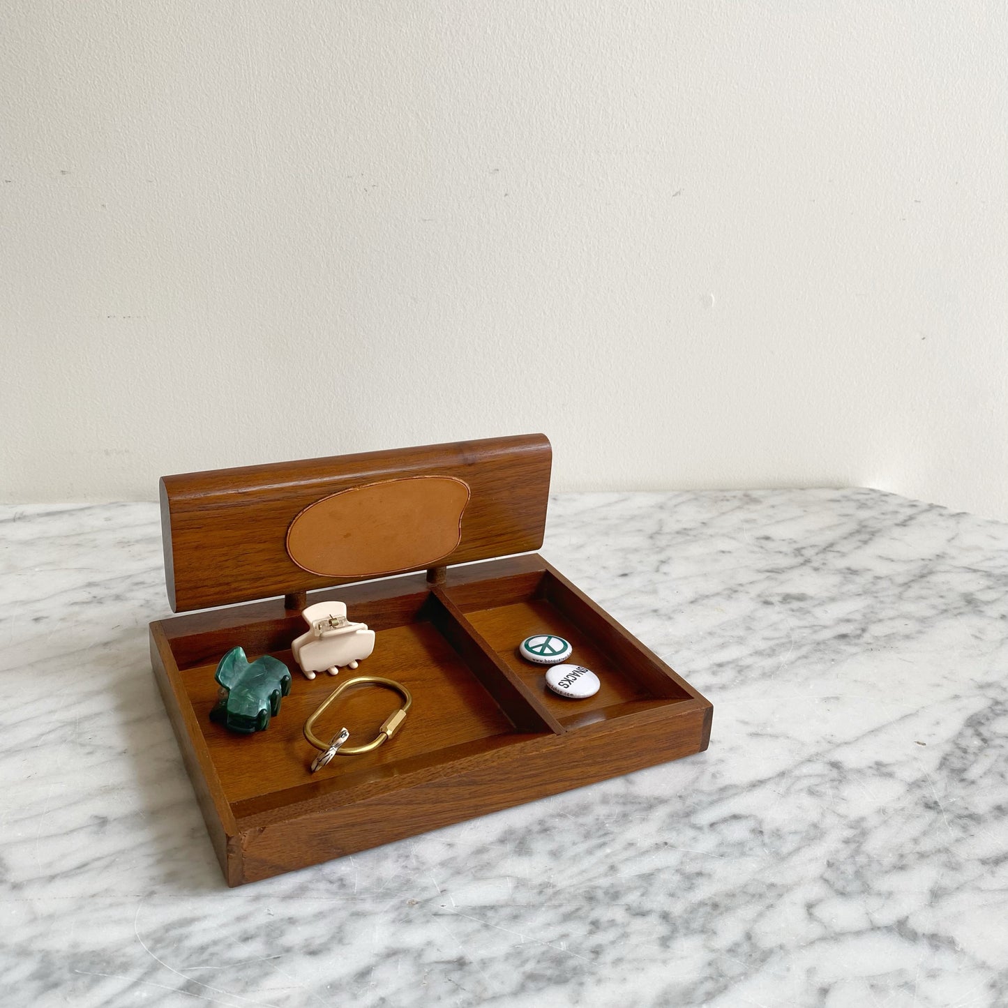 Vintage Wooden Dresser Organizer / Tray