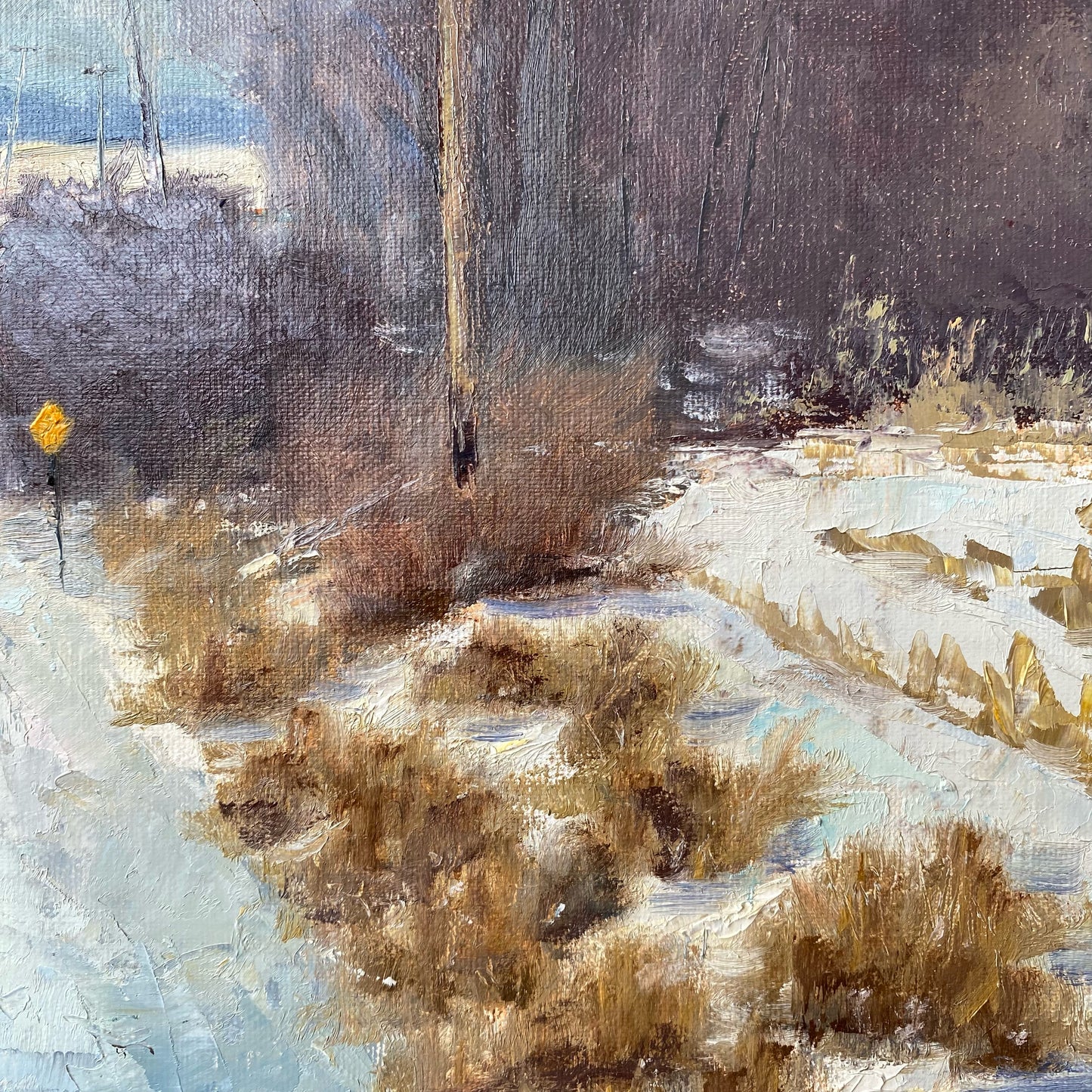Original Oil Painting by D. MALIN (“May Road")