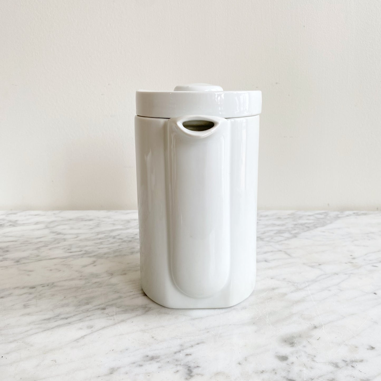 Vintage Minimalist Modern Porcelain Pitcher