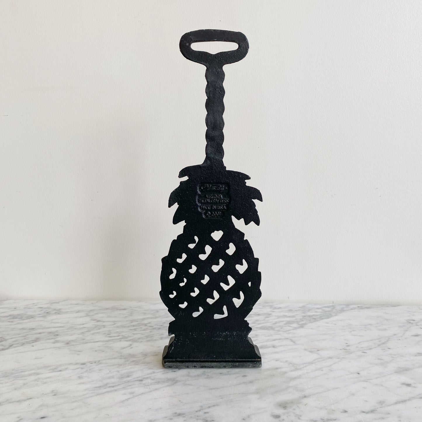 Vintage Cast Metal Pineapple Doorstop