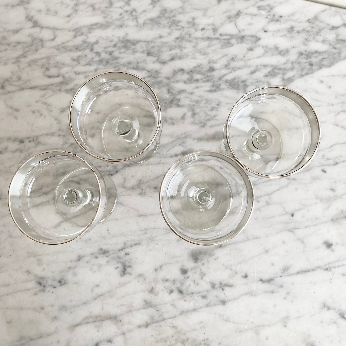 S/4 Petite Vintage Silver Rimmed Glasses