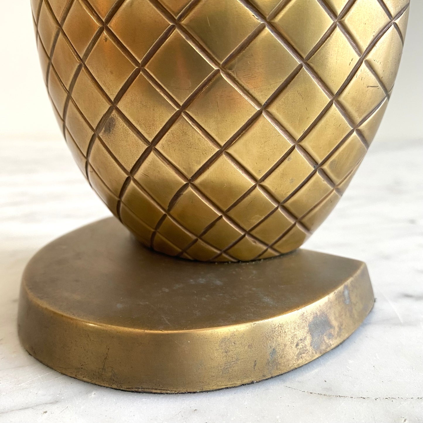 Vintage Brass Pineapple Bookend