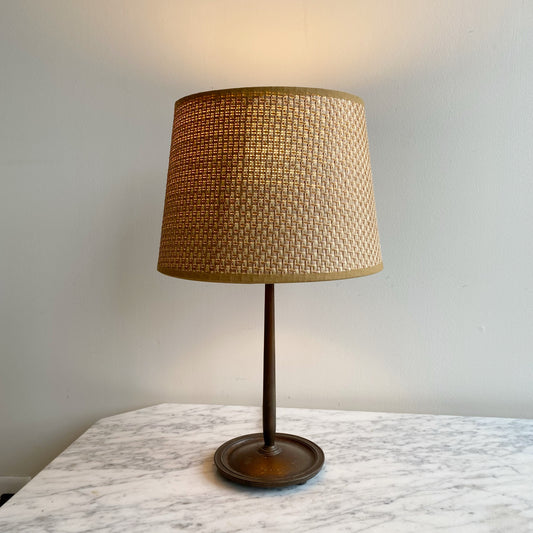 Antique Cast Bronze Table Lamp