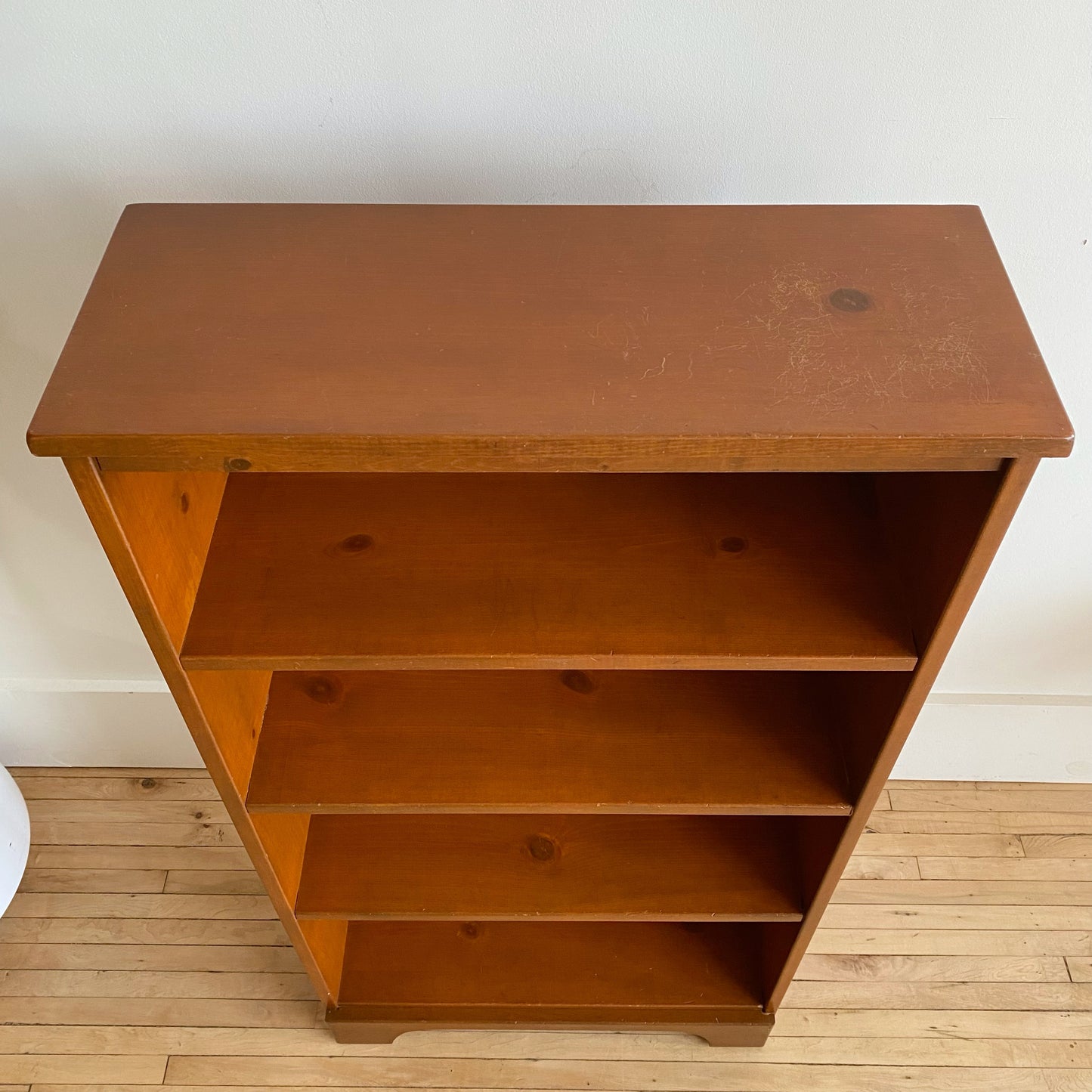 Vintage Solid Wood Bookcase, 47"