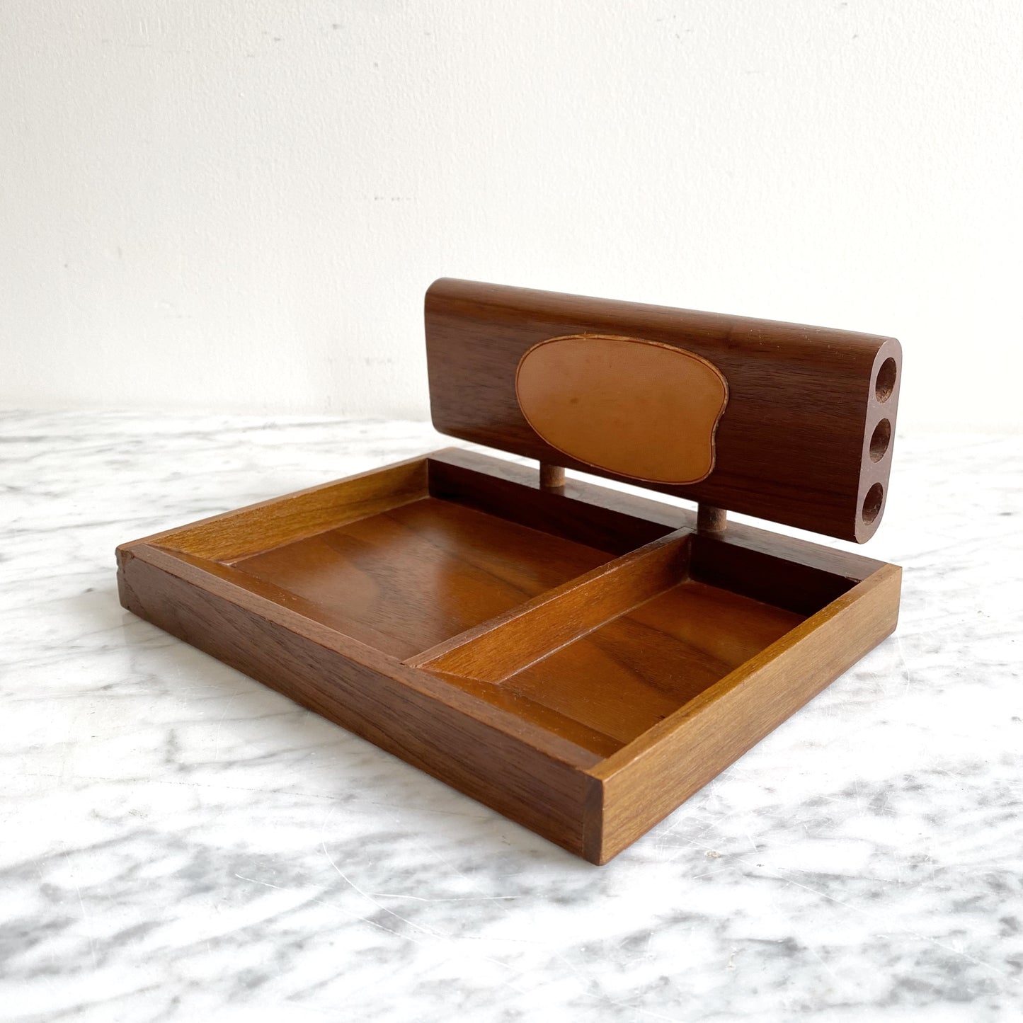 Vintage Wooden Dresser Organizer / Tray