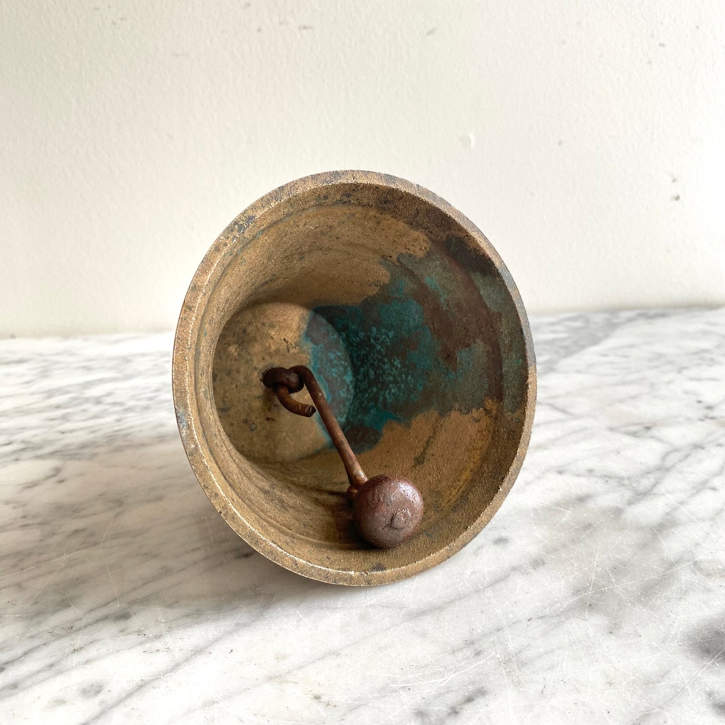 Large Antique Swiss Brass Bell