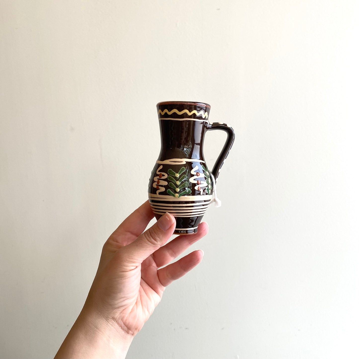 Petite Vintage Hungarian Pitcher, 5"