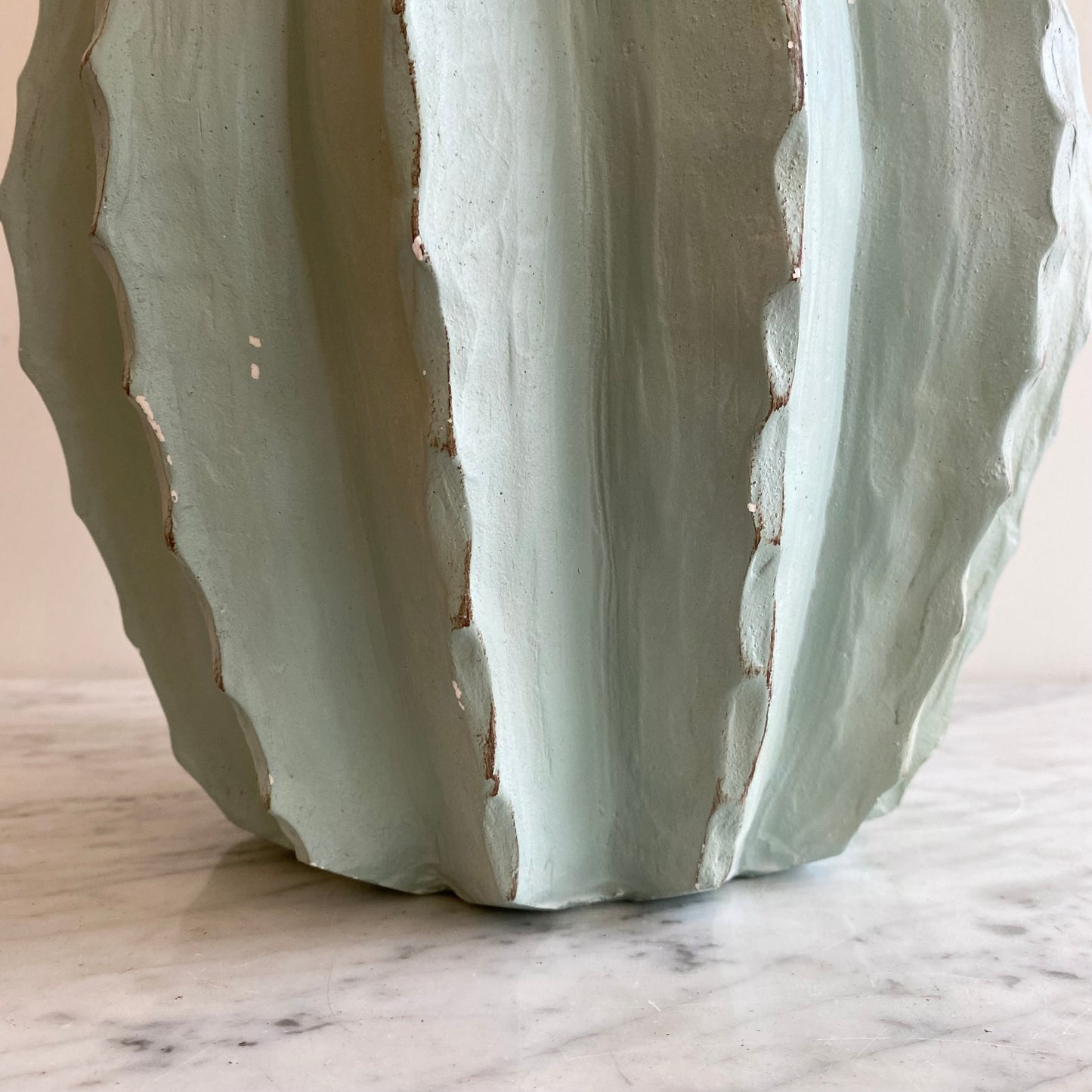 Vintage Cactus Lamp with Shade
