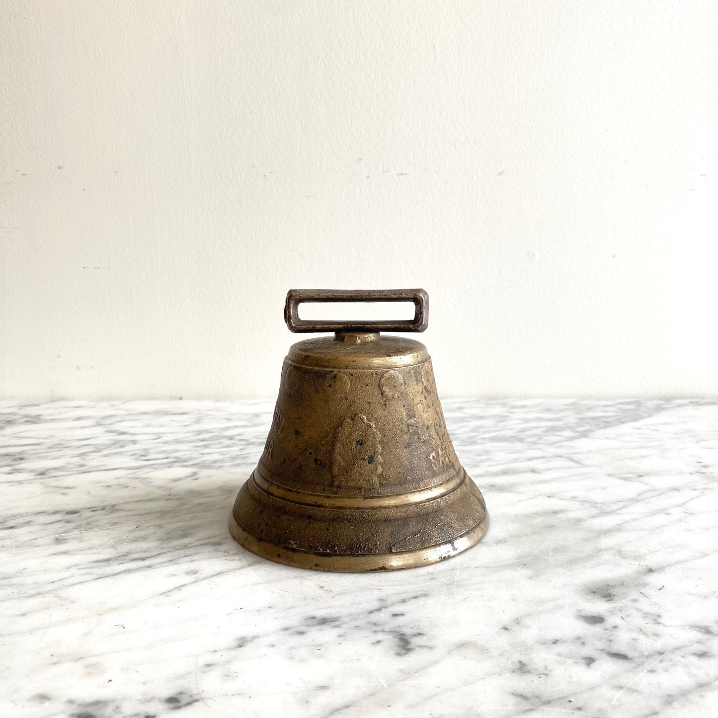 Large Antique Swiss Brass Bell