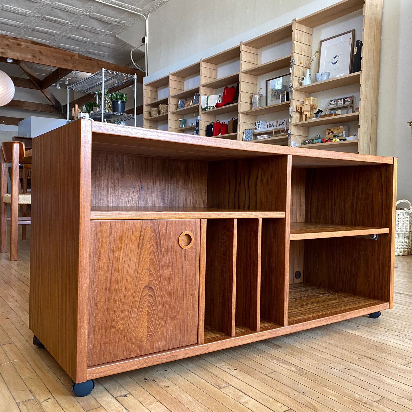 Vintage Teak Media Cabinet
