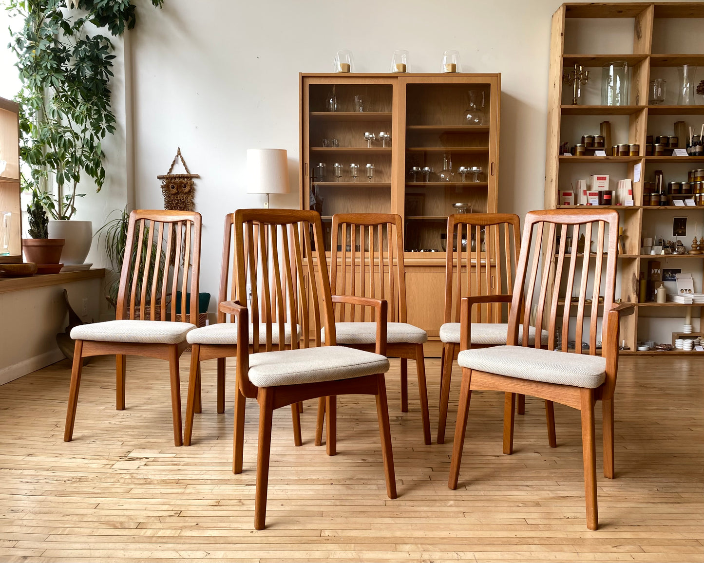 PENDING: S/6 Vintage Teak Dining Chairs by Benny Lindén Design