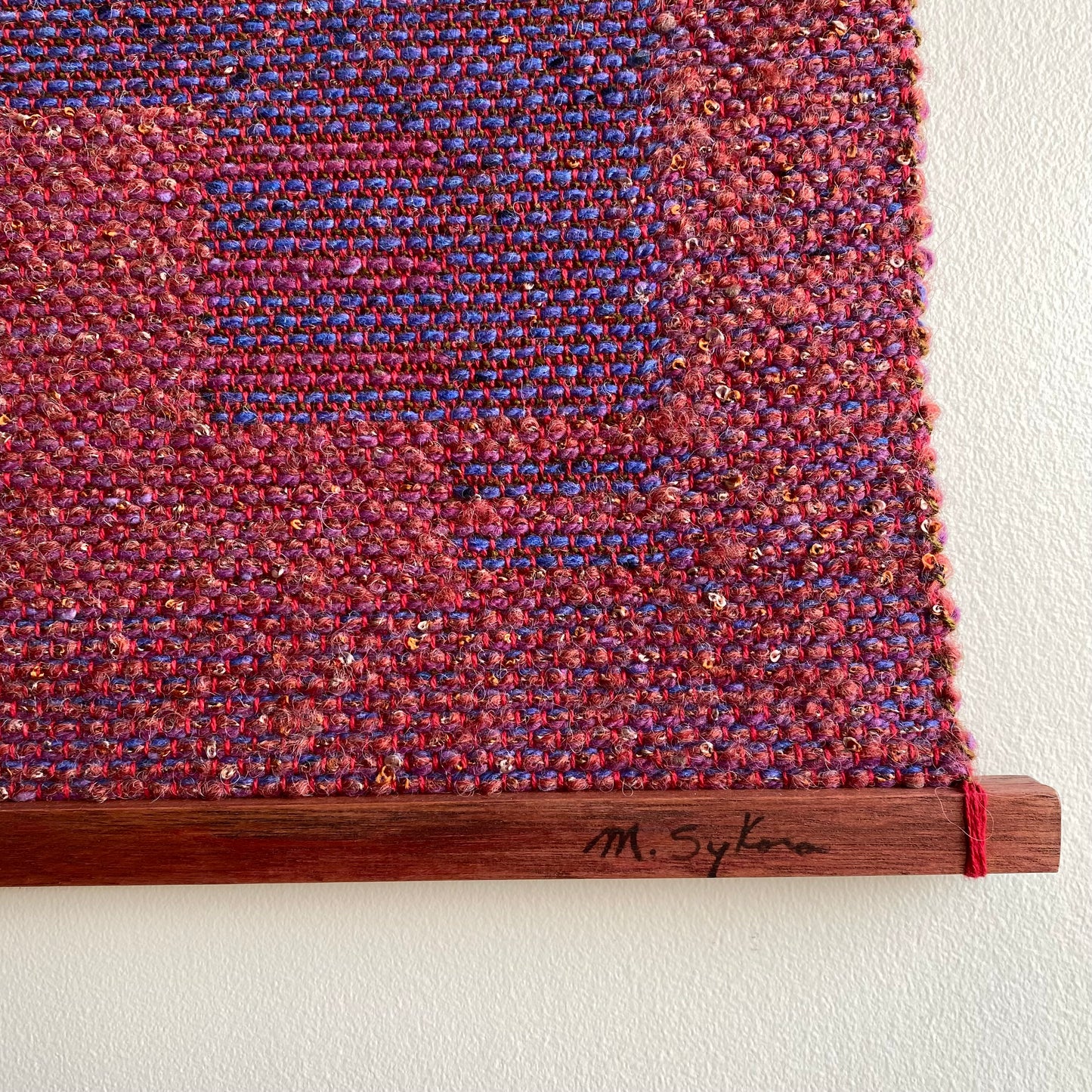 ON HOLD: Vintage Handmade Weaving / Wall Hanging / Textile Art
